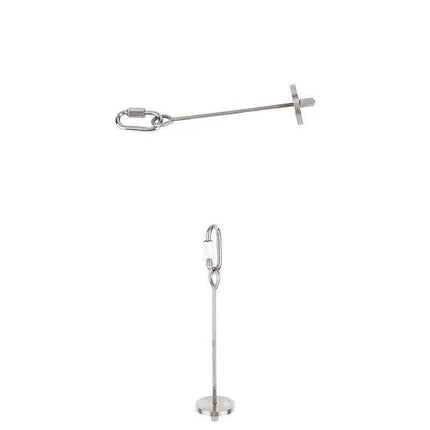 Stainless Steel Bird Parrot Cage Skewer Food Spear Fruit Holder Toy up to 23cm - Aimall