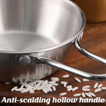12Pcs Stainless Steel Bowls with Handles Salad Seasoning Prep Kitchen Serving