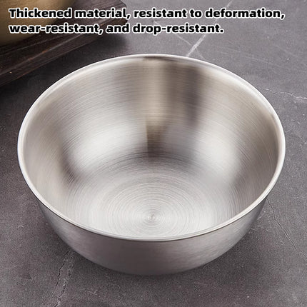 8PCS Stainless Steel Mixing Bowls Set 1200ml Kitchen Prep Measuring Bowls