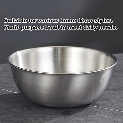 8PCS Stainless Steel Mixing Bowls Set 1200ml Kitchen Prep Measuring Bowls