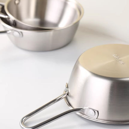 12Pcs Stainless Steel Bowls with Handles Salad Seasoning Prep Kitchen Serving