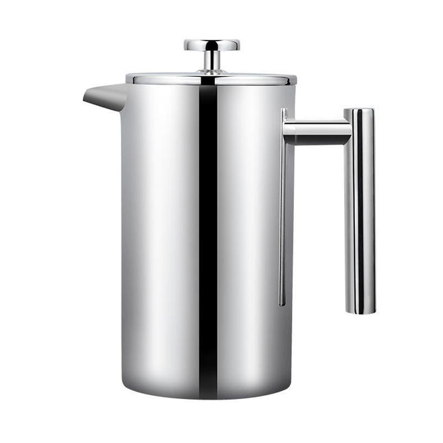 French Press Coffee Pot 600ml 304 Stainless Steel for Home Office Tea Coffee