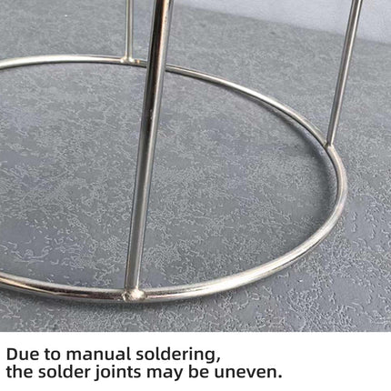 Stainless Steel Dessert Display Stand 2 Tier Serving Tray Set Party Catering