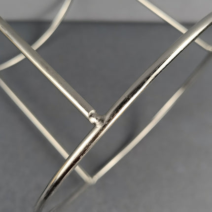 Stainless Steel Dessert Display Stand 2 Tier Serving Tray Set Party Catering
