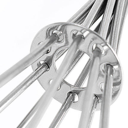 Stainless Steel Spring Whisk Set 9pcs Three Sizes