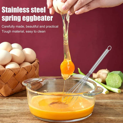 Stainless Steel Spring Whisk Set 9pcs Three Sizes