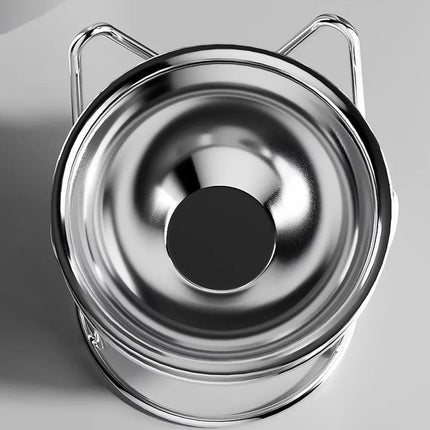 Stainless Steel Pet Food Bowl Non Slip Rust Resistant for Pet Food Water Feeding