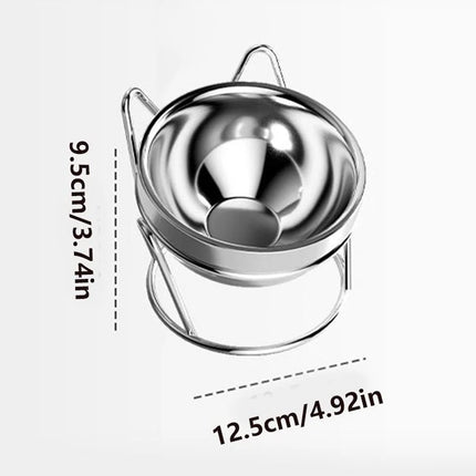 Stainless Steel Pet Food Bowl Non Slip Rust Resistant for Pet Food Water Feeding