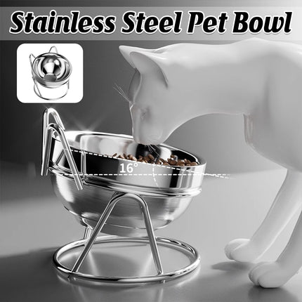 Stainless Steel Pet Food Bowl Non Slip Rust Resistant for Pet Food Water Feeding