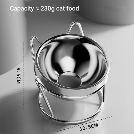 Stainless Steel Pet Food Bowl Non Slip Rust Resistant for Pet Food Water Feeding