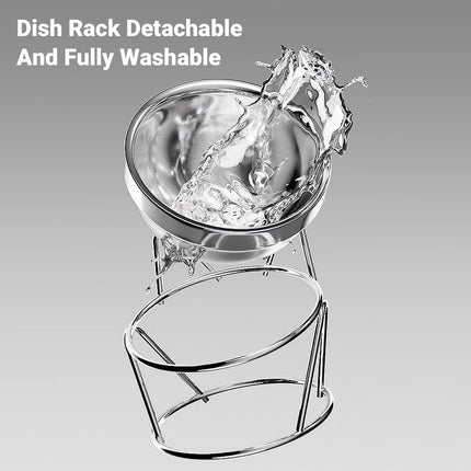 Stainless Steel Pet Food Bowl Non Slip Rust Resistant for Pet Food Water Feeding