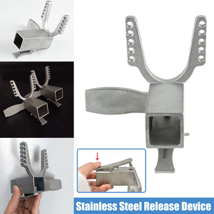 Stainless Steel Release Device for Outdoor DIY Slingshot Catapult Tool Kit