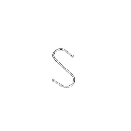 Stainless Steel S Shape Hooks Kitchen Hanger Rack Clothes Hanging Plant Holders - Aimall