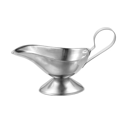 Stainless Steel Gravy Sauce Boats 5oz 6 Pack