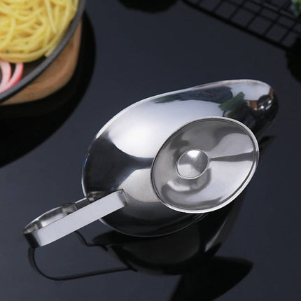 Stainless Steel Gravy Sauce Boats 5oz 6 Pack