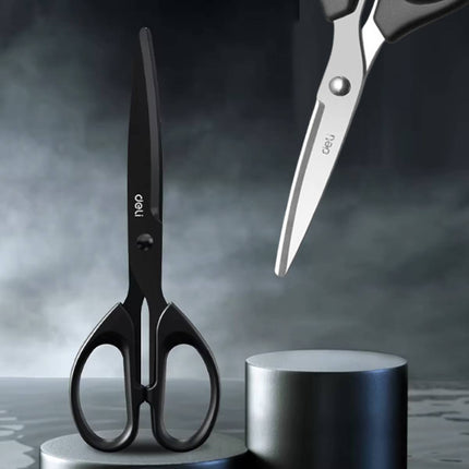Deli Stainless Steel Scissors Black Handles 160 or 180mm