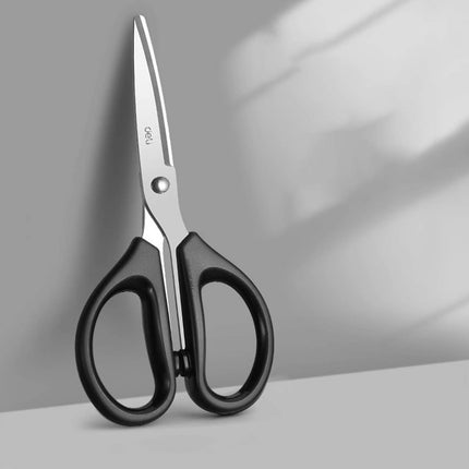 Deli Stainless Steel Scissors Black Handles 160 or 180mm
