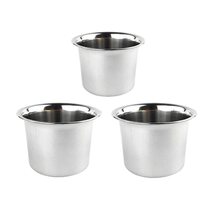 10PCS 3 Sizes Stainless Steel Mixing Seasoning Bowls Easy Cleaning
