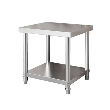 Stainless Steel Work Table 60x60x50cm 2 Tier
