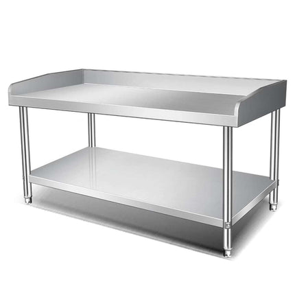 Stainless Steel Work Table 150x60x80cm 2 Tier