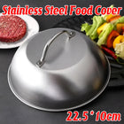 Stainless Steel Food Cover Dome Lid For Teppanyaki Grill Steak Cooking Kitchen