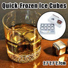 304 Stainless Steel Reusable Ice Cubes For Whiskey Wine Chilling Freezing Set