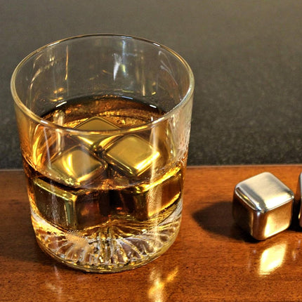 304 Stainless Steel Reusable Ice Cubes For Whiskey Wine Chilling Freezing Set