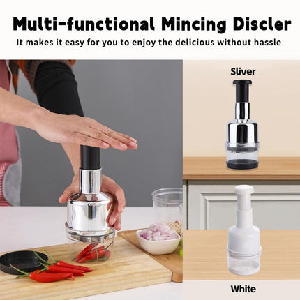 Stainless Steel Garlic Press Manual Crusher Pat Knife Kitchen Tool Garlic Use