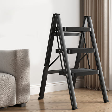 Folding Telescoping Ladder Step Stool Indoor Multi functional Lightweight