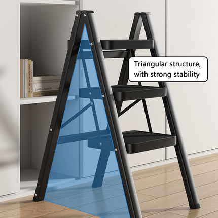 Folding Telescoping Ladder Step Stool Indoor Multi functional Lightweight