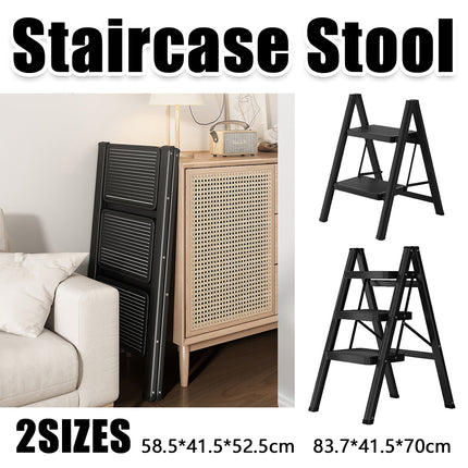 Folding Telescoping Ladder Step Stool Indoor Multi functional Lightweight