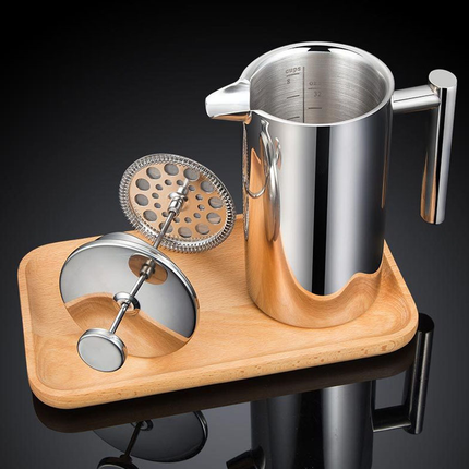 Coffee Pot 1000ml Stainless Steel Hand Brewed Teapot Kettle for Pour Over Home