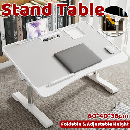 Bedside Small Folding Desk Height Adjustable Office Study Computer Desk Durable