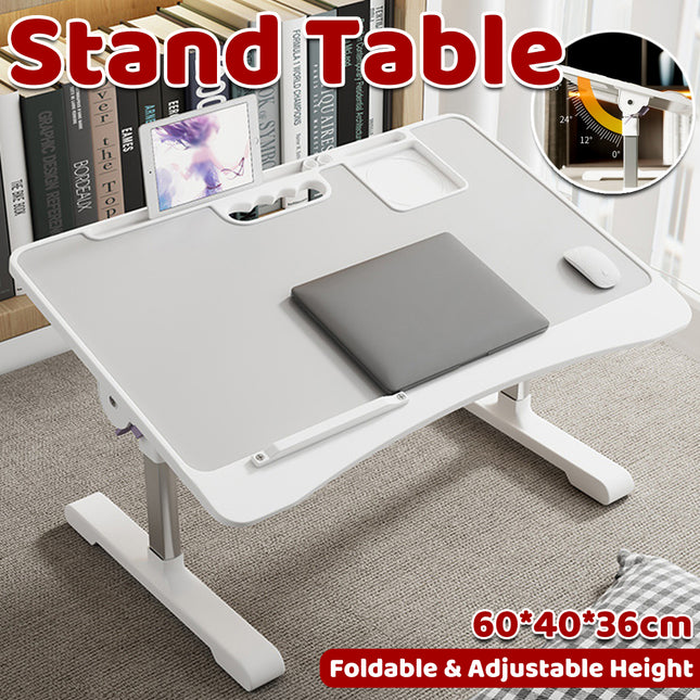 Bedside Small Folding Desk Height Adjustable Office Study Computer Desk Durable