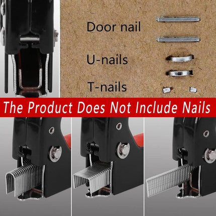 Heavy Duty Staple Gun Fastener Tool Tacker with Staples for Upholstery and Nails