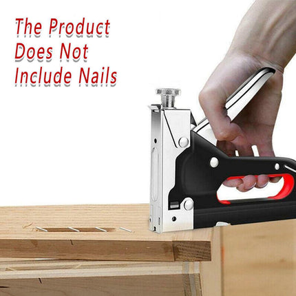 Heavy Duty Staple Gun Fastener Tool Tacker with Staples for Upholstery and Nails