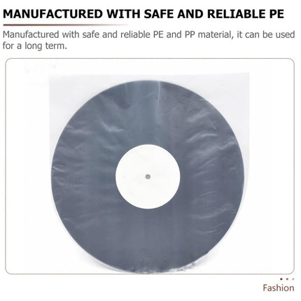 50PCS Anti Static Dust Proof Bags for LP Vinyl Records Protective Sleeves