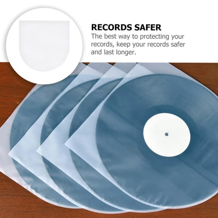 50PCS Anti Static Dust Proof Bags for LP Vinyl Records Protective Sleeves