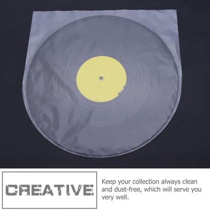 50PCS Anti Static Dust Proof Bags for LP Vinyl Records Protective Sleeves