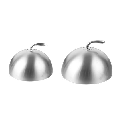 Durable Stainless Steel Steak Cover Round BBQ Cooking Dome For Food Covering