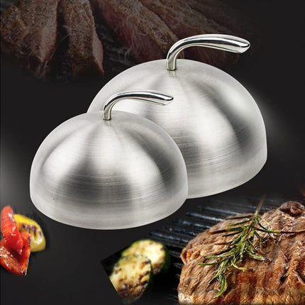 Durable Stainless Steel Steak Cover Round BBQ Cooking Dome For Food Covering