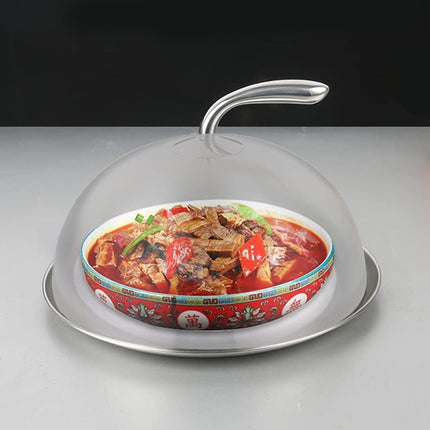 Durable Stainless Steel Steak Cover Round BBQ Cooking Dome For Food Covering