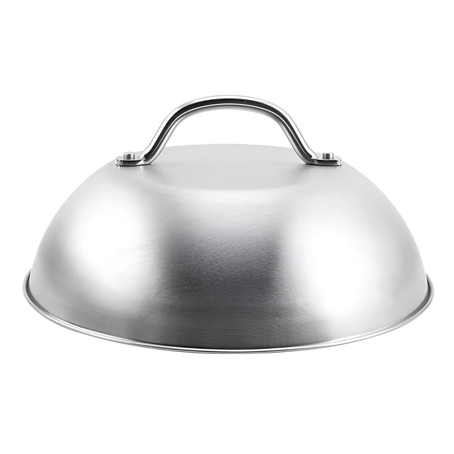 Stainless Steel Food Cover Dome Lid For Teppanyaki Grill Steak Cooking Kitchen