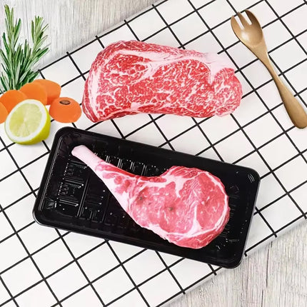 Steak Shaped Dog Chew Toy Durable Soft Pet Chewing Toy for Dogs Puppy Play