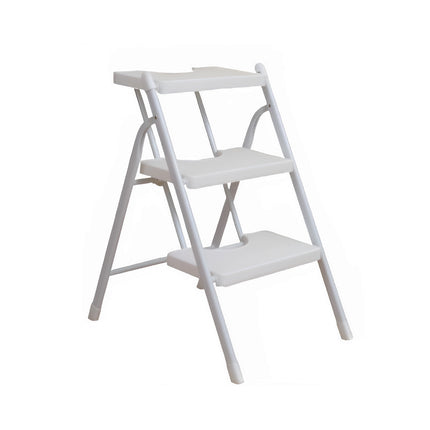 2 or 3-Layer Folding Step Stool with Non-Slip Pedals 150kg White