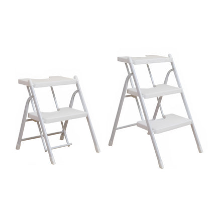 2 or 3-Layer Folding Step Stool with Non-Slip Pedals 150kg White