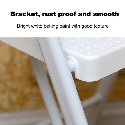 2 or 3-Layer Folding Step Stool with Non-Slip Pedals 150kg White