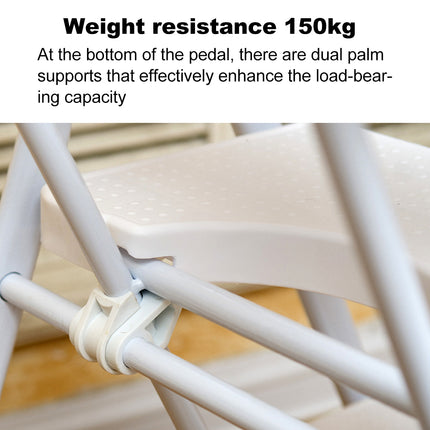 2 or 3-Layer Folding Step Stool with Non-Slip Pedals 150kg White