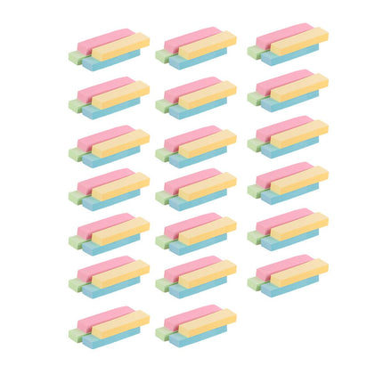 Pastel Sticky Note Strips 4 Colours 20 Pack