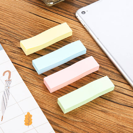 Pastel Sticky Note Strips 4 Colours 20 Pack